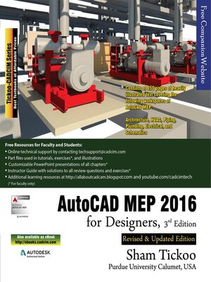 cover image of AutoCAD MEP 2016 for Designers